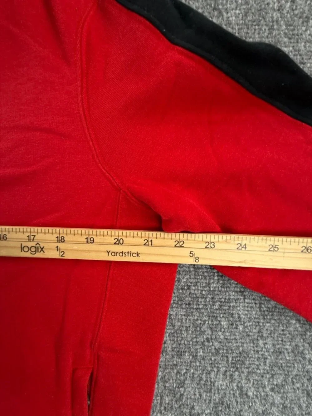 Polo Ralph Lauren Red Track Jacket Fleece Full Zip Medium Cotton Blend Pony